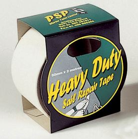 Psp h/d sail repair tape hvid 50mm x 2m